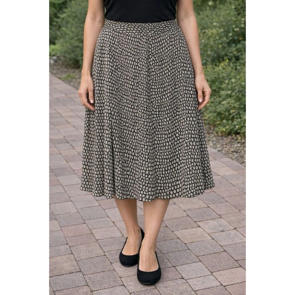 Charter Club Woman Full Skirt Womens Plus 18W Silk Knee Length Flare Hem Fairy